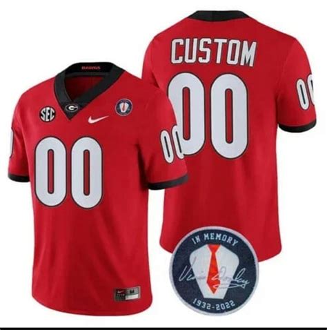 Show Your Bulldog Pride with Custom Georgia Bulldogs Football Jerseys!