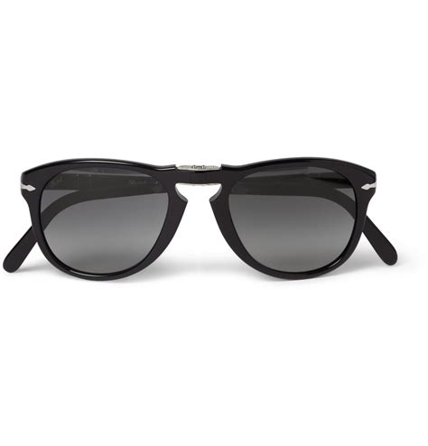 Persol Steve Mcqueen Folding Acetate Sunglasses in Black for Men | Lyst