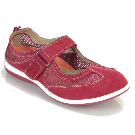 Womens Velcro Strap Suede Leather Mesh Summer Shoes Sports Shoes | eBay