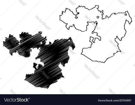 Oromia region map Royalty Free Vector Image - VectorStock