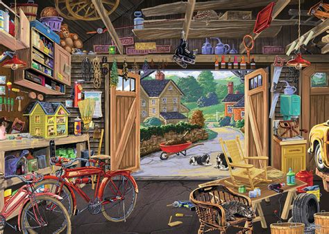 Grandpa's Garage Jigsaw Puzzle | PuzzleWarehouse.com