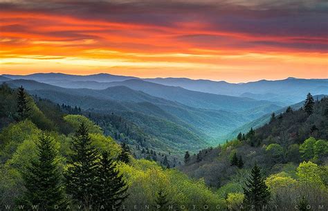 Great Smoky Mountains National Park Gatlinburg TN Scenic Landscape ...