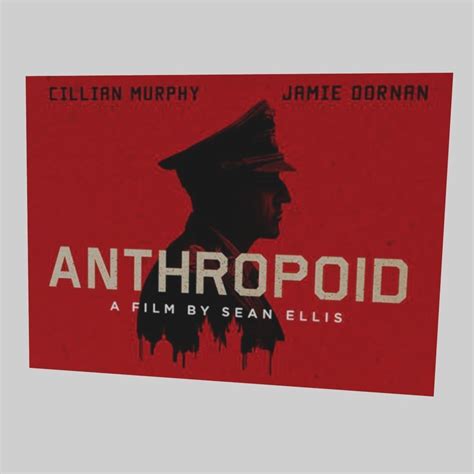 3D model Anthropoid movie poster VR / AR / low-poly | CGTrader