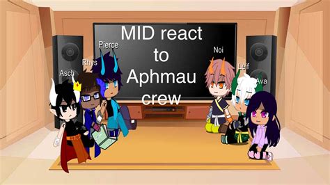 MID react to aphmau crew(part1) - YouTube