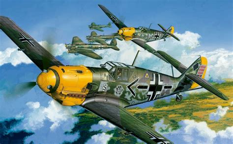 Messerschmitt, Messerschmitt Bf 109, Luftwaffe, Aircraft, Military ...