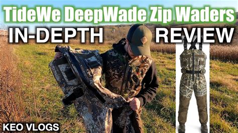 TideWe DeepWade Zip Waders (In-Depth Review) - YouTube