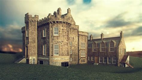 Merchiston Castle. University project for 'Fundamentals of 3d ...