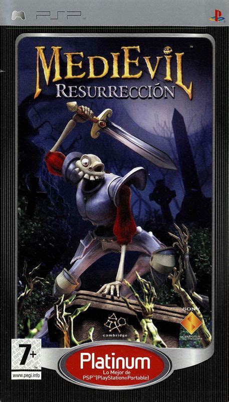 MediEvil: Resurrection (2005) PSP box cover art - MobyGames