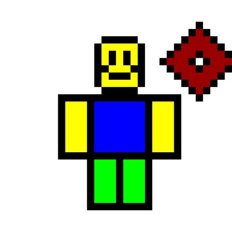 Roblox noob pixel art