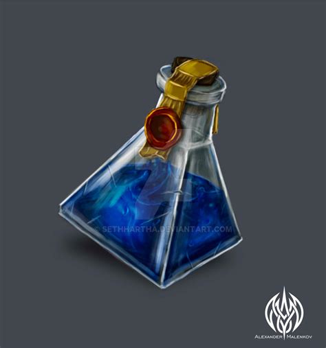 Mana Potion icon art by SetHhartha on DeviantArt