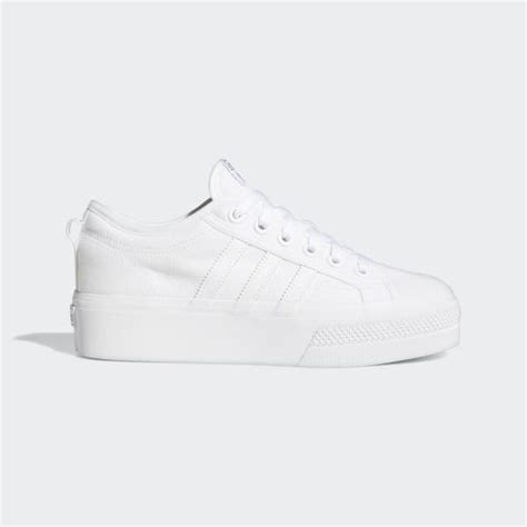 adidas Nizza Platform Shoes - White | adidas Thailand