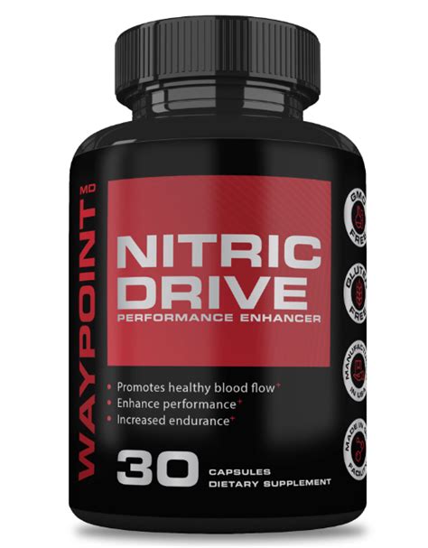 Nitric Drive Performance Booster- Get Harder, Longer Lasting Erections!