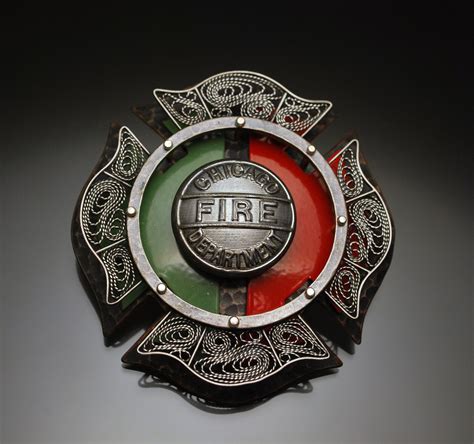 Chicago Fire Department Badges – Meghann Sottile | METALSMITH + MAKER