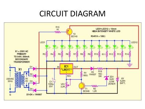 Creating a Detailed LED Circuit Diagram