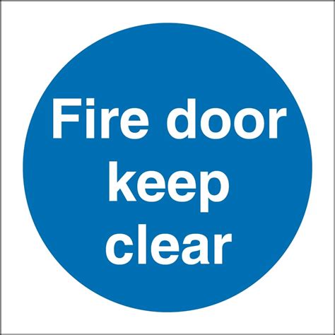 Fire Door Keep Clear Signs - from Key Signs UK