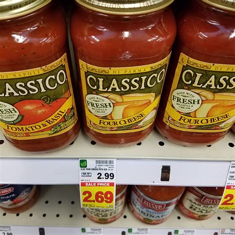 Classico Pasta Sauce just $1.59 - Kroger Couponing