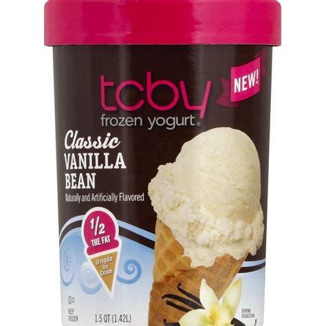 TCBY Frozen Yogurt, Classic Vanilla Bean (1.5 qt) Delivery or Pickup ...