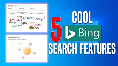 5 COOL BING SEARCH FEATURES YOU MUST KNOW 🔎 Search Engine Tips ...