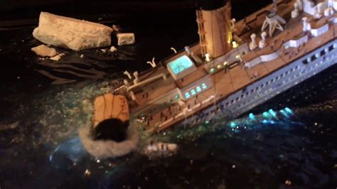 RMS TITANIC - Model sinking diorama - YouTube