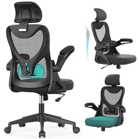 Office Chair - Ergonomic Desk Chair with Adjustable 2D Headrest ...