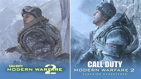 COD: MW2 vs COD: MW2 Campaign Remastered Graphics Comparison - YouTube