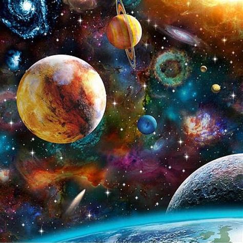 Diamond Painting - Full Round/Square - Galaxy Universe | Space art ...