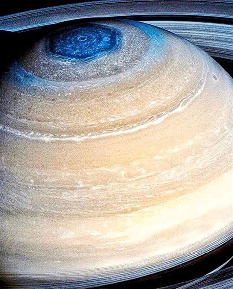 Saturns North Pole hexagon : r/space