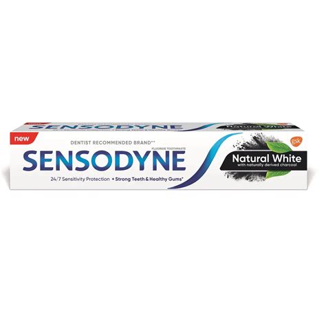 GSK Sensodyne Toothpaste Natural White 75ml | Wasserman.eu