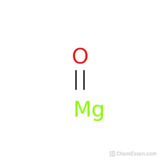 MAGNESIUM OXIDE Structure - MgO - Over 100 million chemical compounds ...