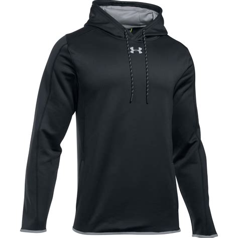 Under Armour Fleece Men's Ua Double Threat Hoodie in Black / (Black ...