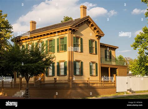 Abraham Lincoln home in Springfield, Illinois Stock Photo - Alamy