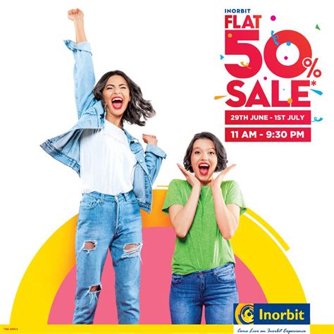 Flat 50% off Sale at Inorbit Mall Hyderabad | Events in Andhra Pradesh ...