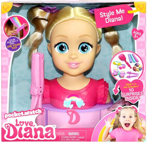 Love, Diana Style Me Diana, 13 inch Doll - Walmart.com