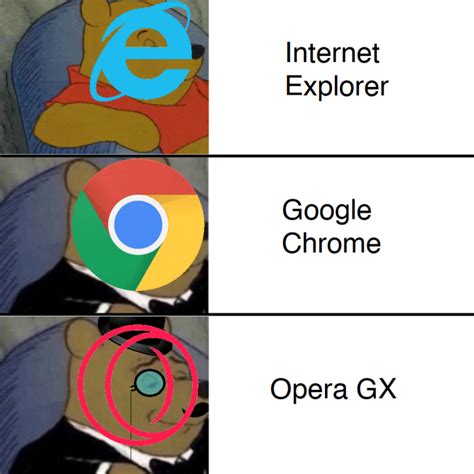 I use Opera GX : r/memes