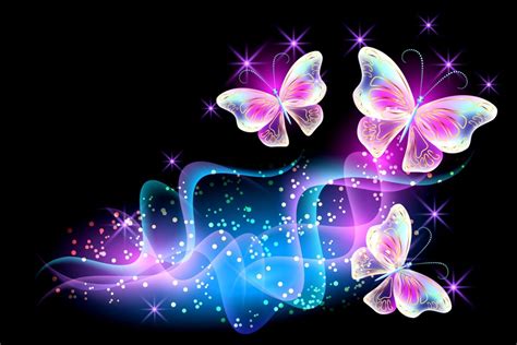 Neon Butterfly Wallpapers - Wallpaper Cave