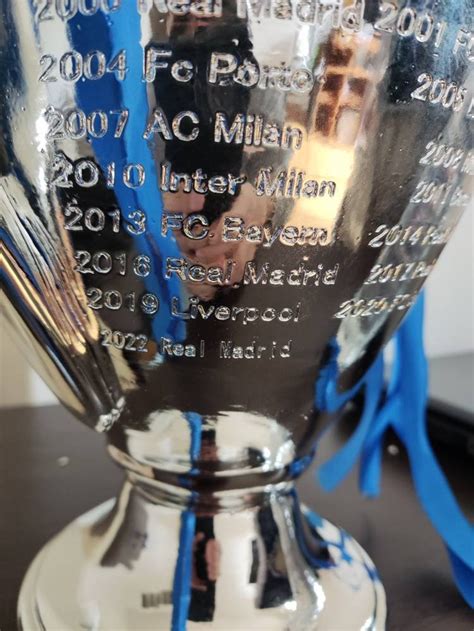 Champions League Trophy Replica replica Champions League - Etsy