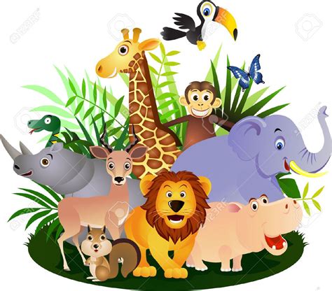 paquete especial con 10 ilustraciones de animales clipart Cartoon Baby ...