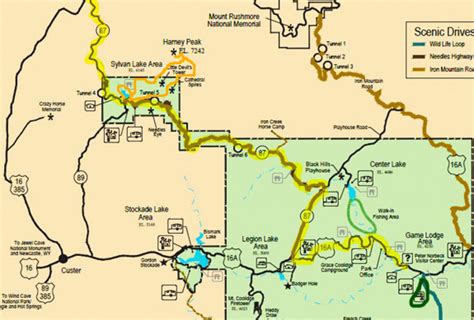 Custer State Park Map - Printable Map