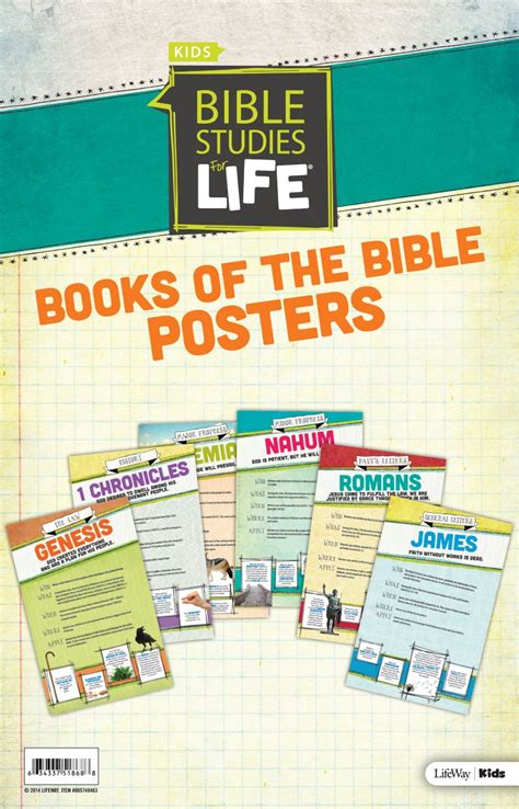 Bible Studies for Life: Kids Books of the Bible Posters | Lifeway