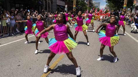 Revelers Actively Participate In NYC Pride March, Showcasing Vibrant ...