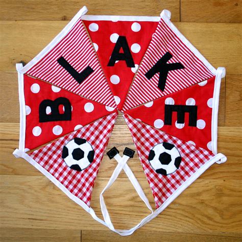 Football Flag Bunting | Arty apple handmade crafts