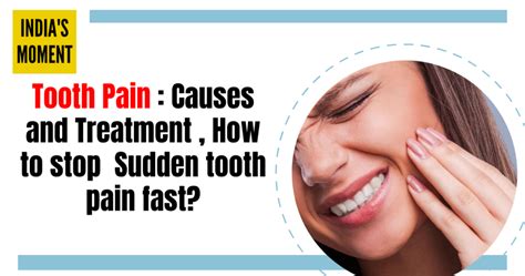 Tooth Pain : Causes and Treatment , How to stop Sudden tooth pain fast ...