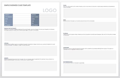 Free Business Case Templates | Smartsheet