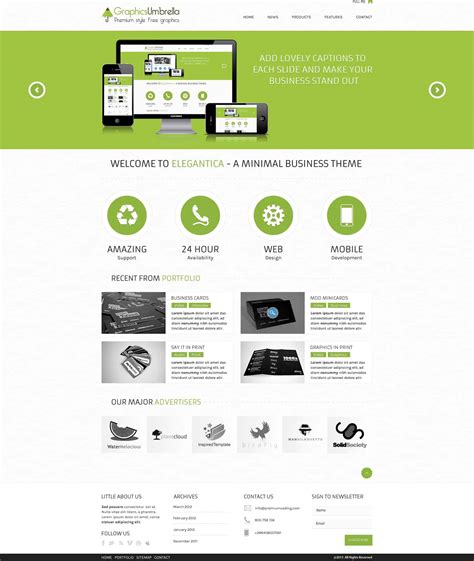 PSD CORPORATE BUSINESS WEBSITE TEMPLATE FREE DOWNLOAD – DesignsCanyon