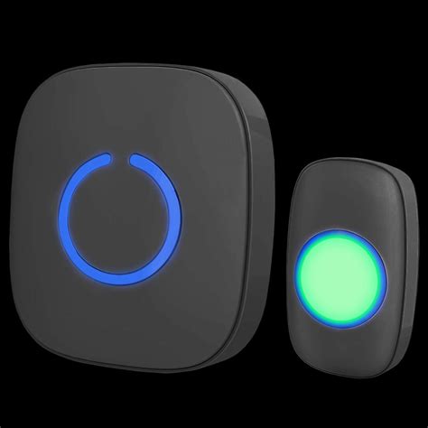 Wireless Doorbell with Glow in the Dark Button - SadoTech Door Bells ...