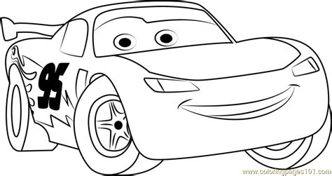 Cute Lightning Mcqueen Coloring Page | Cars coloring pages, Crayola ...