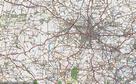 Historic Ordnance Survey Map of Merry Hill, 1921