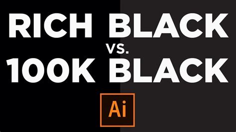 Rich Black vs 100K Black - How to Print Good Black CMYK - Adobe ...