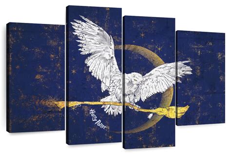 Harry Potter Flying Hedwig Wall Art | Digital Art