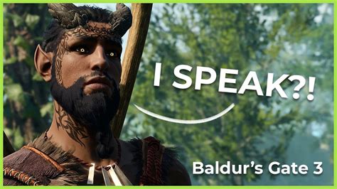 Tav speaks in cutscenes - Baldur's Gate 3 EARLY ACCESS - YouTube